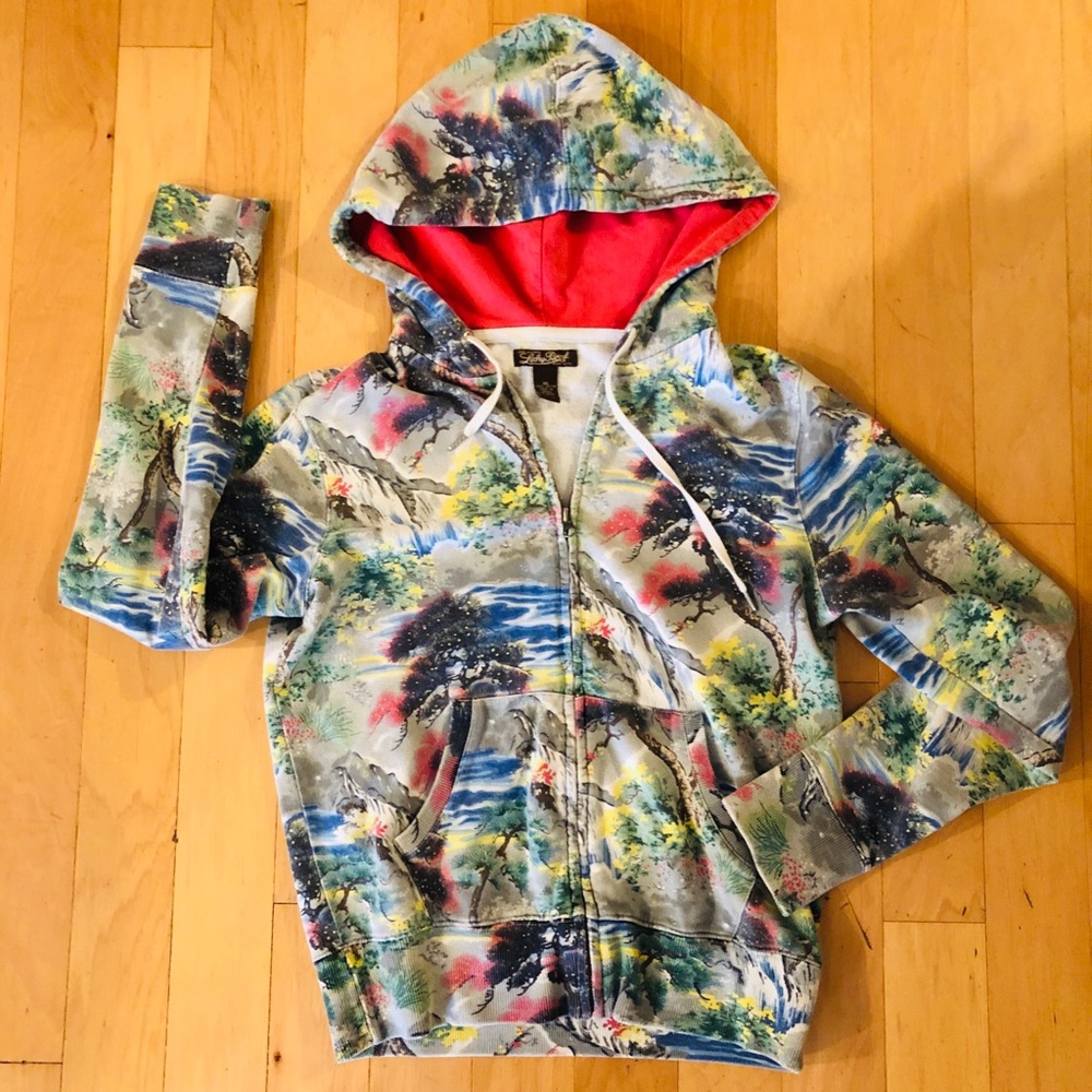 Lucky Brand Hooded zip jacket